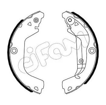 Brzdová čelist Sada brzdových čelistí CIFAM 153-484