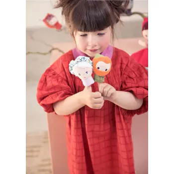 plyšák Lilliputiens set prstových maňásků Červená Karkulka