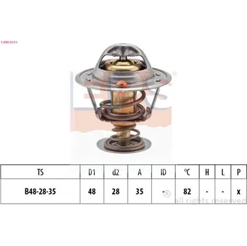 Chladič motoru Termostat, chladivo EPS 1.880.415S