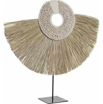 Vánoční dekorace Dekorace na stůl DKD Home Decor Přírodní Černá Železo Juta Etnický (55 x 12 x 53 cm)