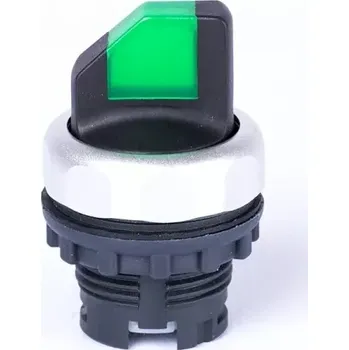 tlačítko Noark 105672 Ex9P1 SI g Hlavice přepínače dvoupolohová, s aretací, prosvětlená, zelená (Noark 105672 Ex9P1 SI g)