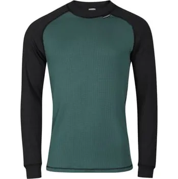 MS TDR pánské funkční triko dlouhý rukáv černá (šedá)/zelená (šedá) XXL