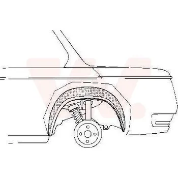 Podběh karosérie Dutina kola VAN WEZEL 0602.47