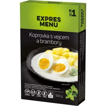 Potravina Expres menu KM Koprovka s vejcem a brambory 500g.