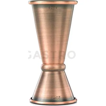 Trekingová hůl Barmanská odměrka, antická měď 20/40 ml | BARFLY, M37001ACP