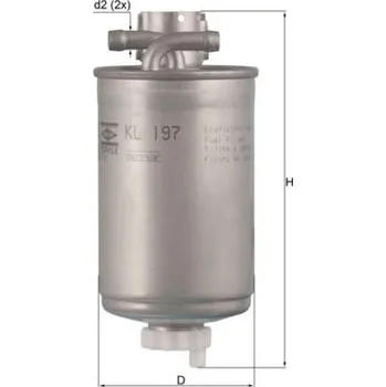 Palivový filtr Palivový filtr MAHLE KL 197