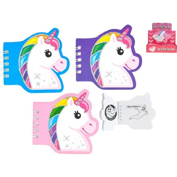 Zápisník Zápisník jednorožec Barvy: fialová