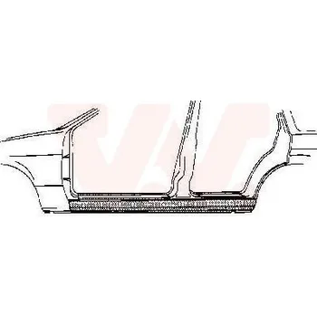 Prah karosérie Nástupní panel VAN WEZEL 3307103