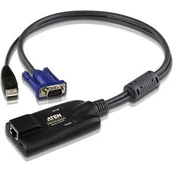 Switch ATEN KA7570-AX KVM kabel Černá, Modrá, Metalická