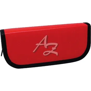 Penál pouzdro, Concorde velké, koženka, Červené