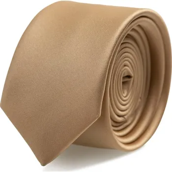 Kravata Kravata XL s kapesníčkem Brinkleys - lískový oříšek provedení: kravata Classic - prodloužená délka