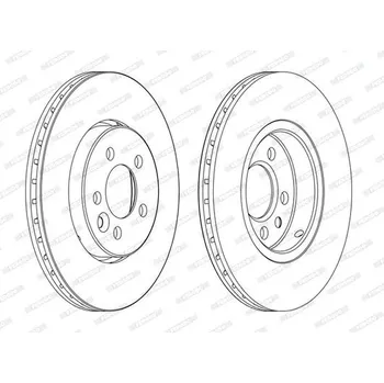 Auto-moto Brzdový kotouč FERODO DDF1080C