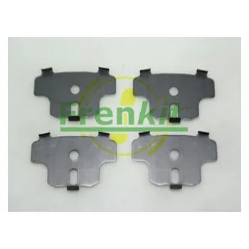 Brzdový komplet Protihluková folie, brzdové oblożení (posunovací deska) FRENKIT 940020