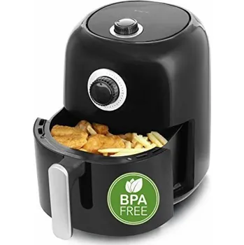 fritéza Fritéza Emerio bez tuku Emerio Heißluftfritteuse, Smart Fryer, 3L, černá, Cool touch