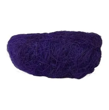 dekorace SISAL fialový 50g, sáček