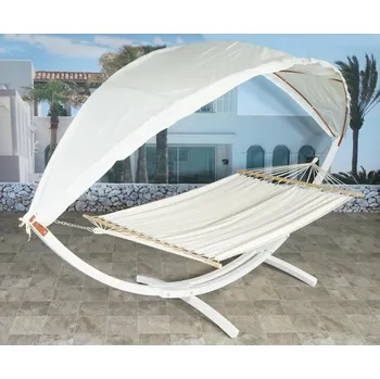 Houpací síť Závěsná houpací síť se stříškou HWC-J47