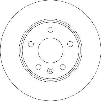 Brzdový systém TRW Brzdový kotouč DF6915 sada 2ks