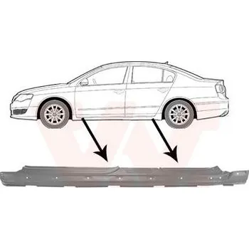 Prah karosérie Nástupní panel VAN WEZEL 5839103