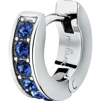 Náušnice Morellato Ocelová single náušnice s modrými krystaly Motown SALS94 + 2 měsíce na vrácení zboží