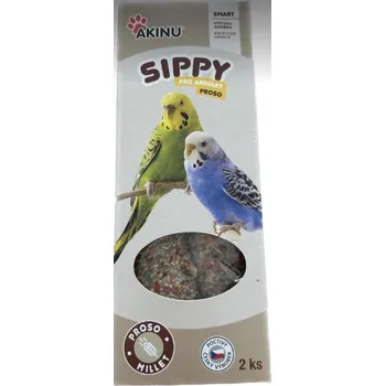 Pro ptáka Akinu Sippy sticks proso pro andulky PO EXPIRACI (2ks)