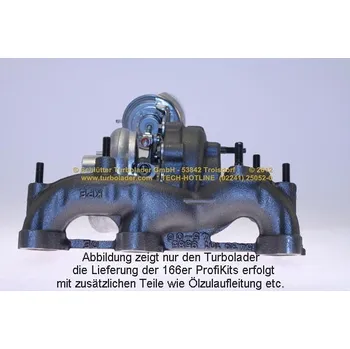 Turbodmychadlo Dmychadlo, plnění SCHLÜTTER TURBOLADER 166-02480