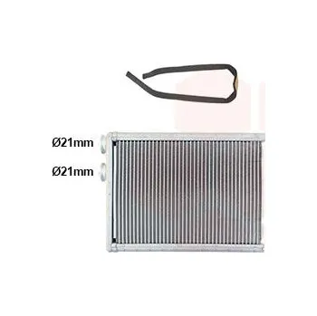 Výměník tepla Vymenik tepla, Vnitrni vytapeni VAN WEZEL 40016703