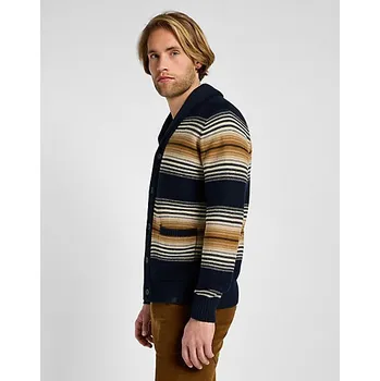 Pánský svetr Svetr Lee FRONTIER CARDIGAN NAVY Velikost: L