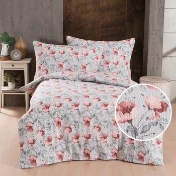 Povlečení krepové Karin EMI: Standardní set jednolůžko obsahuje 1x 200x140 + 1x 90x70