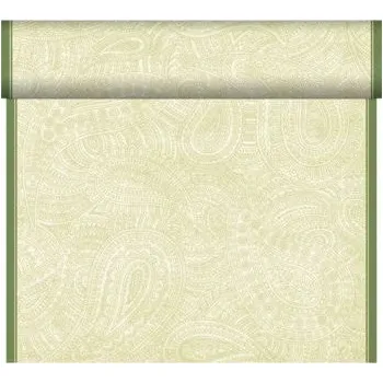 Jednorázový ubrus Šerpa TÉTE 0,4 x 24 m Dunicel PAISLEY LEAVES