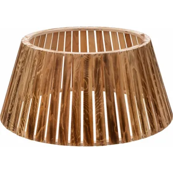 Dřevěný obal na vánoční stromeček Christmas Touch 1502 56 cm hnědý Stojánek na vánoční stromek Dřevěný obal na vánoční stromeček Christmas Touch 1502 56 cm hnědý