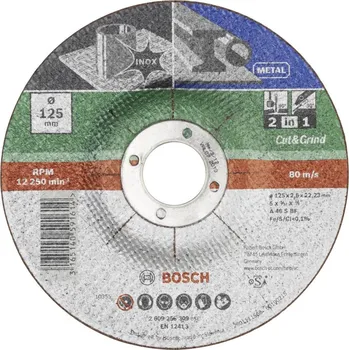 Brusný kotouč Bosch Accessories A 46 S BF 2609256308 řezný a brusný kotouč 115 mm 1 ks nerezová ocel, kov