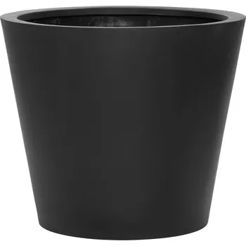 Květináč Bucket Black L - Ø 58 cm / V 50 cm