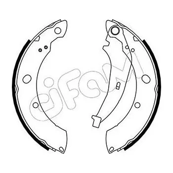 Auto-moto Sada brzdových čelistí CIFAM 153-481