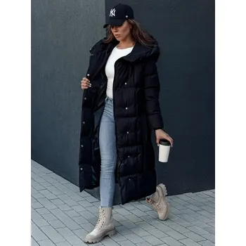 Dámský prošívaný kabát CLOUTIQUE černý