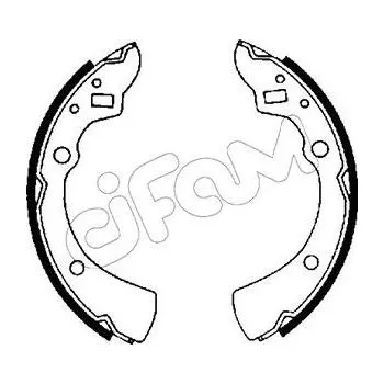 Brzdová čelist Sada brzdových čelistí CIFAM 153-200