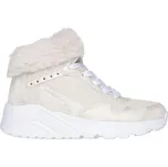 Dívčí zimní obuv Skechers UNO LITE - COMFURT COLLAR 29 Béžová, Bílá