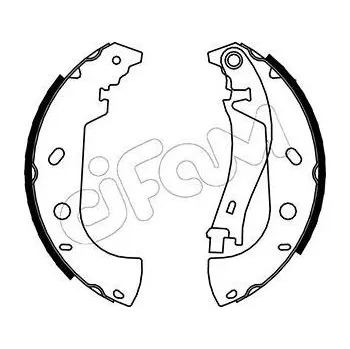 Auto-moto Sada brzdových čelistí CIFAM 153-075