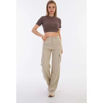 Dámské džíny Dámské džíny BİKELİFE BİKELİFE krémová 2413678