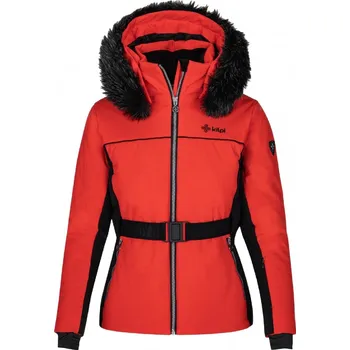 Dámská lyžařská bunda Kilpi CARRIE-W Červená UL0112KIRED