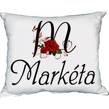 Dekorativní polštářek Moon River MARKÉTA polštář s dámským jménem 30x40 cm