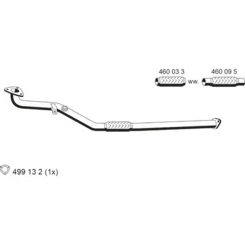 Výfuková trubka Výfuková trubka ERNST 043519