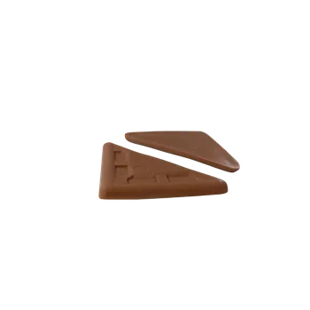 Nábytkové kování Kluzák T5 (plochý trojúhelník) - k nastřelení - olše 36