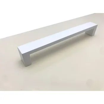 Nábytkové kování Nábytková úchytka Lila bílá matná 128 mm