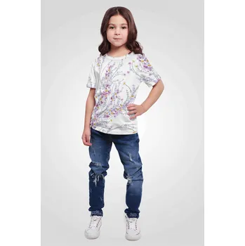 Chlapecké tričko UTOPY Dětské sportovní tričko Flower Beauty Velikost: 98-104