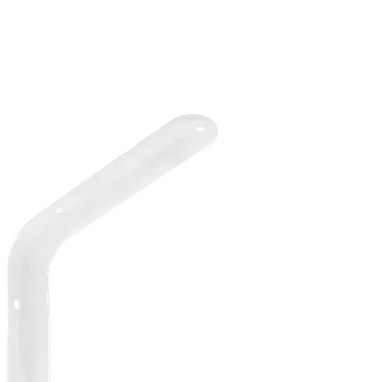 Nábytkové kování WWPW 200 konzole zesílená úzkým prolisem 140x200 bílá (10 ks)