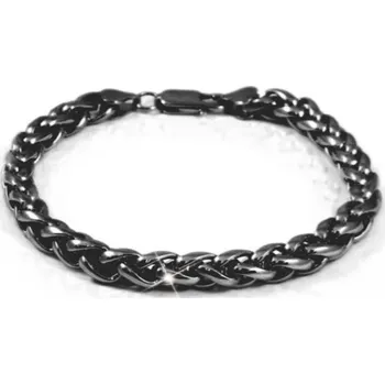 Náramek Inori Náramek z chirurgické oceli EXBR100 Barva: Černá