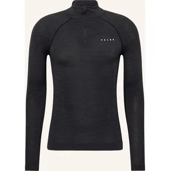 Dámské tričko Falke Dámská Bunda Midlayer Wool-Tech S Merino Vlnou, černá, 40