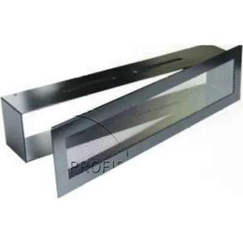 Větrací mřížka Karl MAXI ventilační mřížka , 400 x 100mm - černá