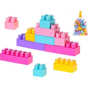 ostatní stavebnice Kostky stavební 3-9cm 100ks v sáčku