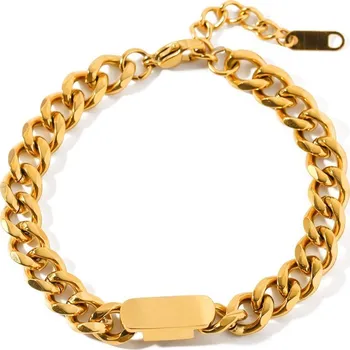 Módní doplněk Troli Masivní pozlacený náramek pro ženy VAAJDN20131-1G + 2 měsíce na vrácení zboží